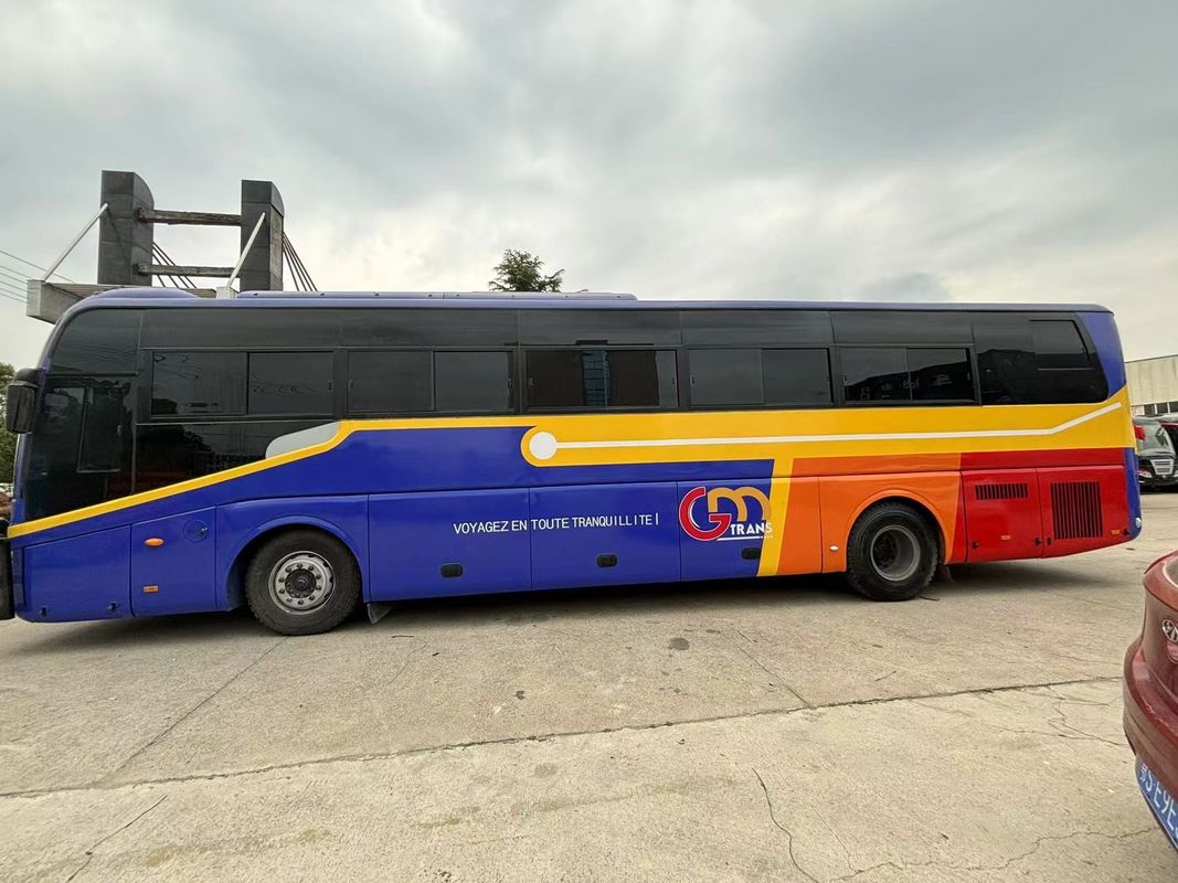 72 Seats Left Hand Drive Passenger Bus with Euro 4 Emission Standard Engine Capacity 8L