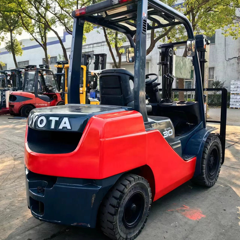 3 Ton Manual Diesel Toyota Forklifts with Original Color and 3m Min. Lifting Height