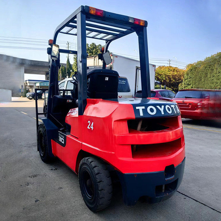 3 Ton Manual Diesel Toyota Forklifts with Original Color and 3m Min. Lifting Height