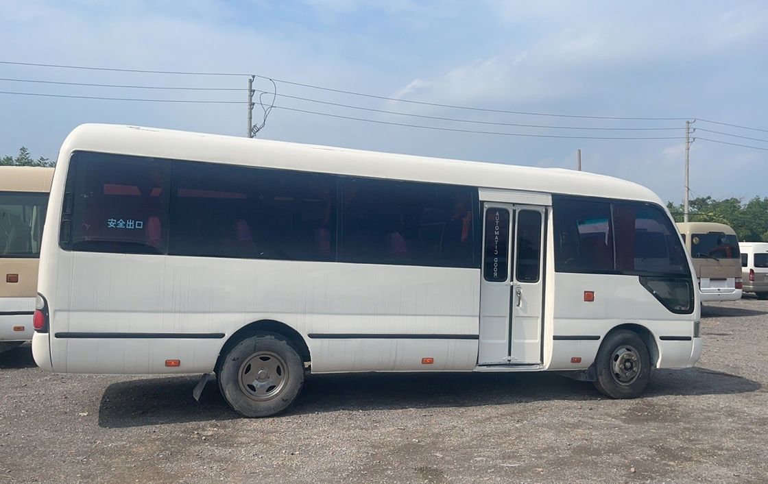 30 Seater Toyota Coaster Bus Left Drive and Comfortable Style with Diesel Engine