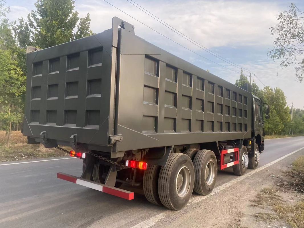 11-20T Load Capacity Manual Air Conditioner Used SINO HOWO 8*4 Heavy-duty Dump Truck