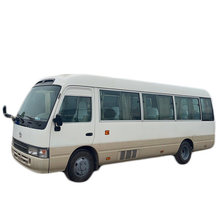 Luxury Used Toyota Coaster 30 Seater Diesel Bus for Euro 3 Emission Standard