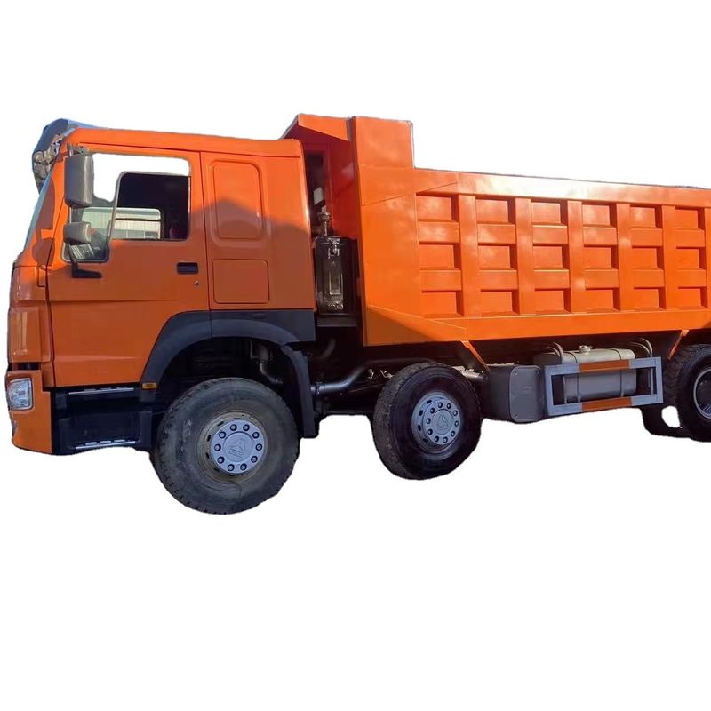 16 Tire Number LHD SINO Used Dump Truck HOWO 8X4 Heavy-duty Tipper Truck with HW Gear Box