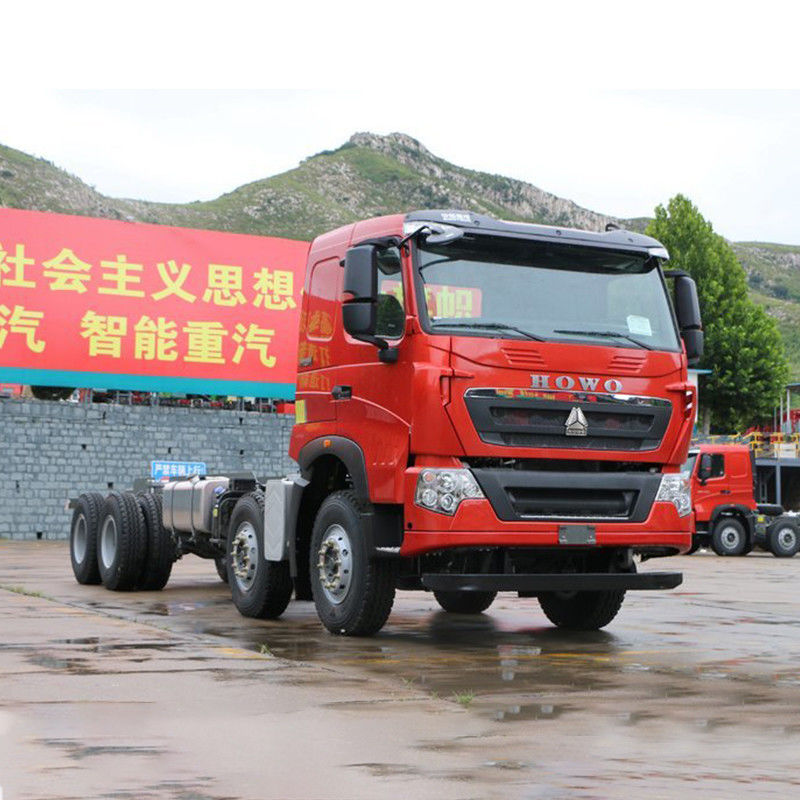440hp 8X4 8m T7H HOWO Used Dump Tripper Truck with Normal Driver's Seat at Affordable