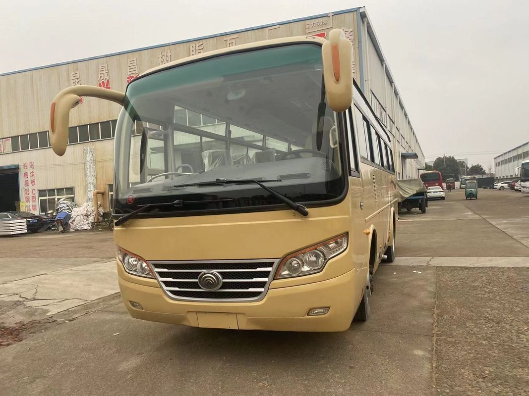 35 Seats Passenger Bus with AC Left Hand Drive Engine Capacity 8L Manual Transmission