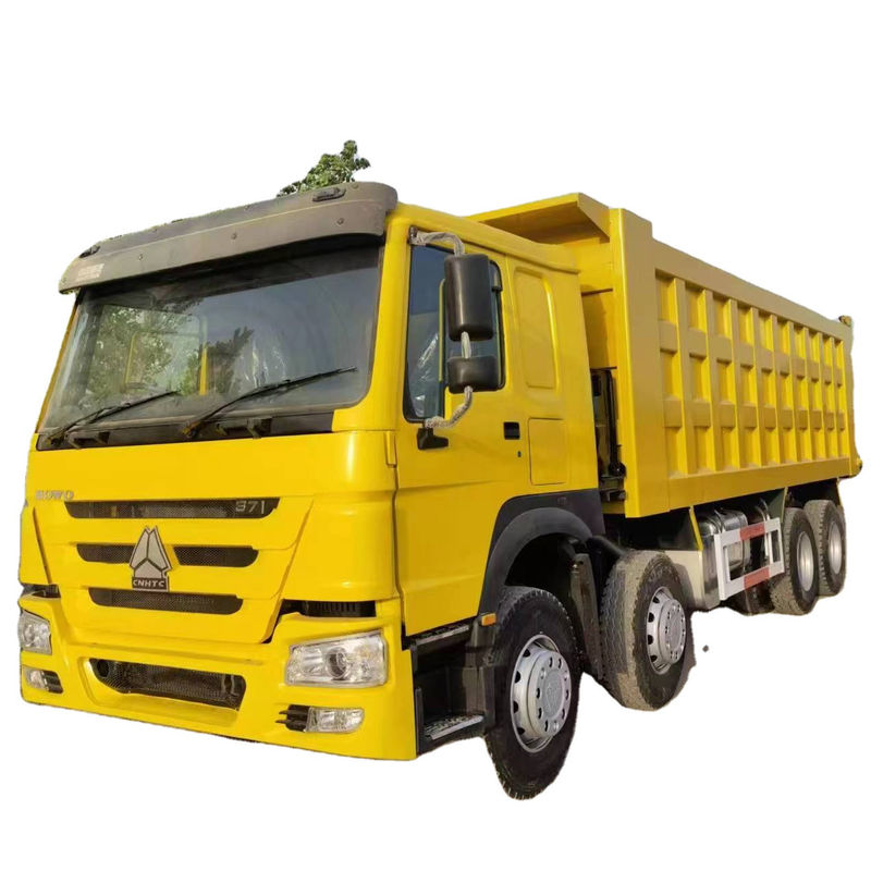 RHD SINO HOWO 8X4 Heavy-duty Used Dump Tipper Truck G.V.W. 31T Gearbox FAST12JSXD240T