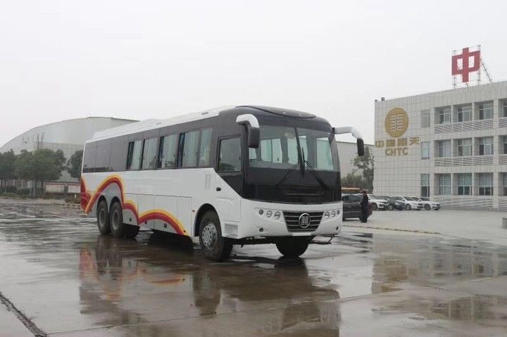 Manual Transmission 54 1 Seats Right Hand Drive CHTC Passenger Bus with Weichai Engine