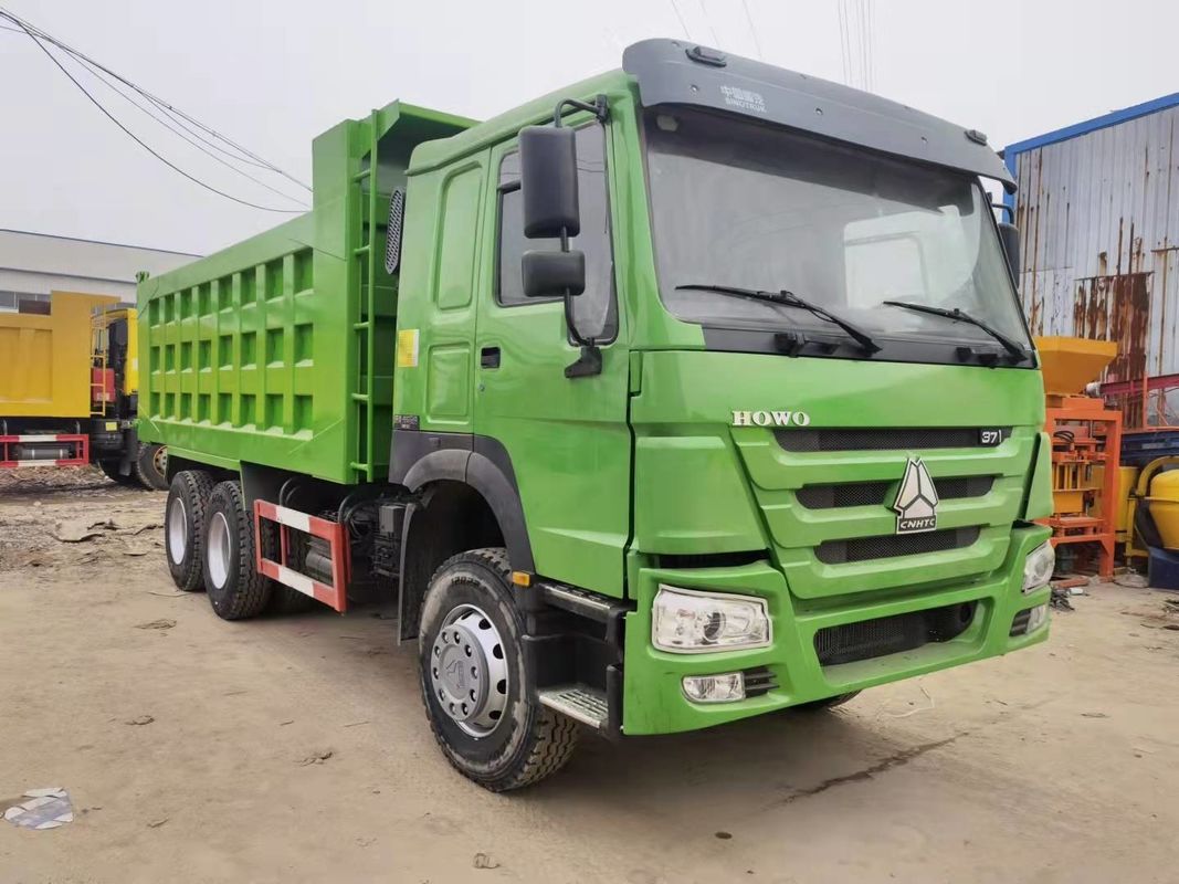 LHD SINO TRUCK HOWO 371HP 6x4 Used Heavy-duty Dump Tipper Truck for 2 Passengers