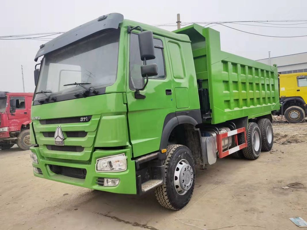 LHD SINO TRUCK HOWO 371HP 6x4 Used Heavy-duty Dump Tipper Truck for 2 Passengers