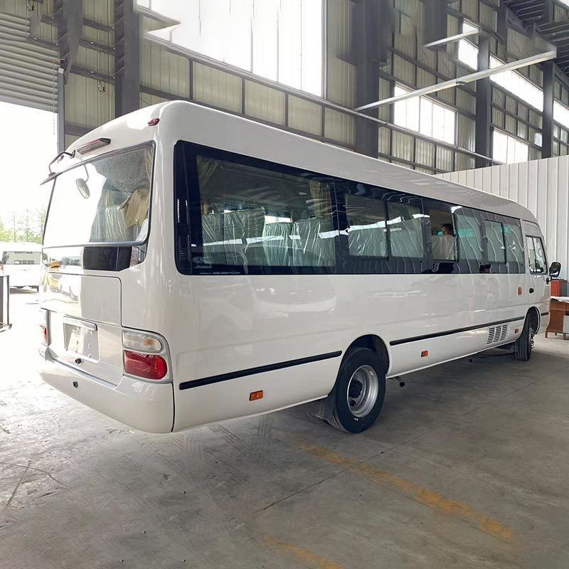 Used Manual Rhd Toyo ta Coaster Bus with Turbo Charger Engine and Performance