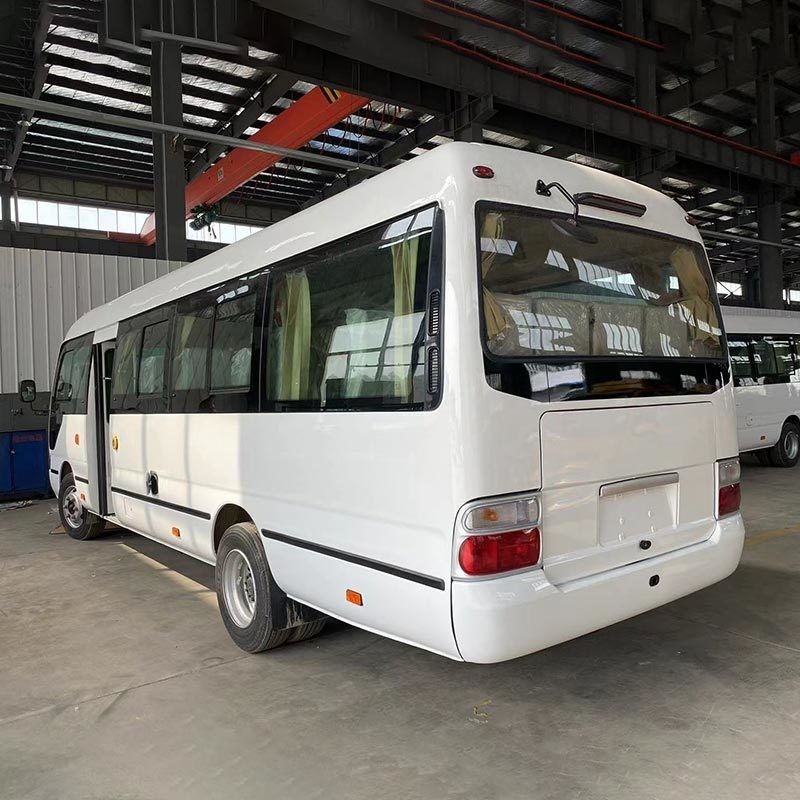 Used Manual Rhd Toyo ta Coaster Bus with Turbo Charger Engine and Performance