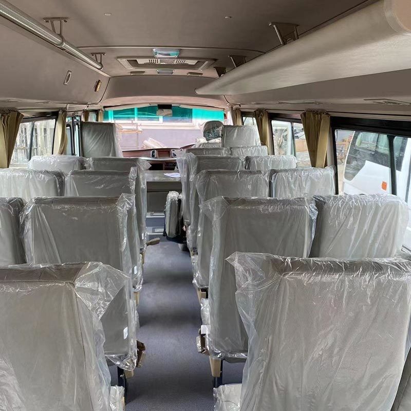Used Manual Rhd Toyo ta Coaster Bus with Turbo Charger Engine and Performance