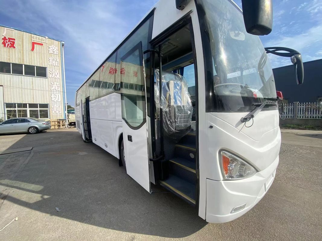 High Capacity 50 Seats Used Diesel Coach Buses for Factories and Schools Manual Gearbox