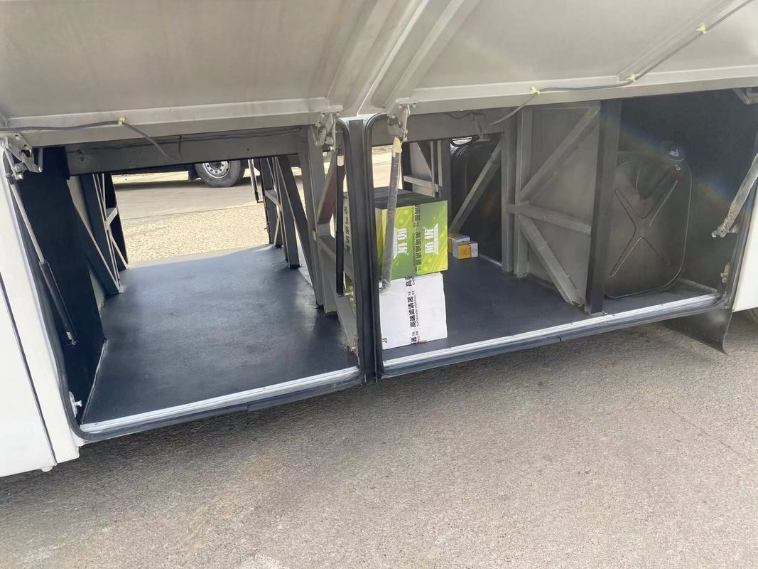 High Capacity 50 Seats Used Diesel Coach Buses for Factories and Schools Manual Gearbox