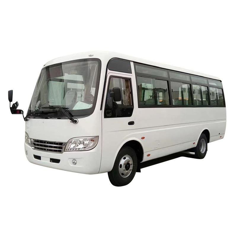 Max Speed 100km/h Toyota Coaster Bus 20-23 Seats with Second Hand Gasoline Engine