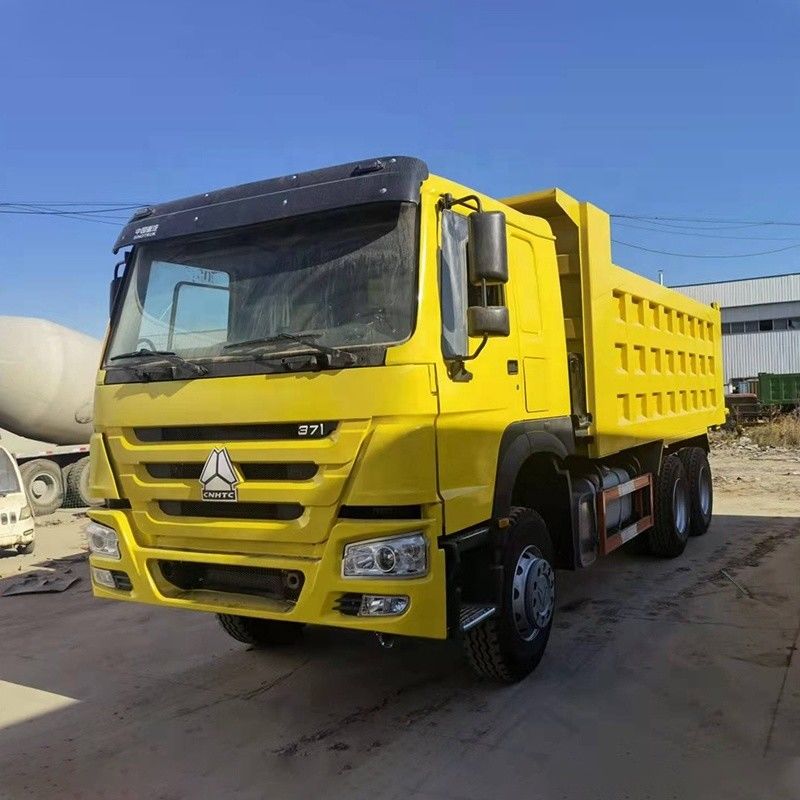 Used Howo 6x4 Dump Truck 24 Cubic Meter Cargo Tank Length 4.2-5.3m and Touch Screen