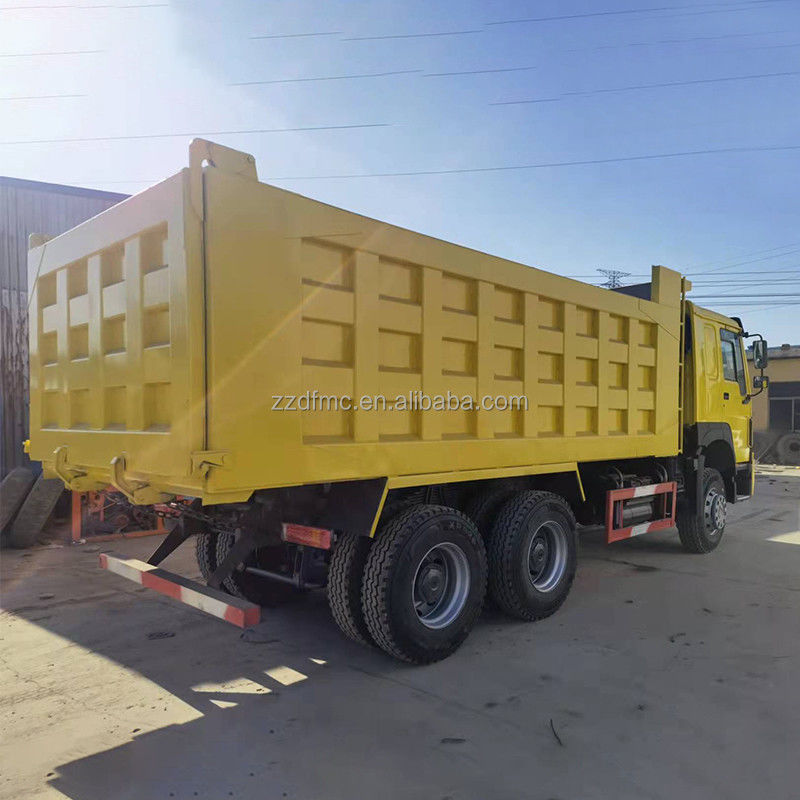 Used Howo 6x4 Dump Truck 24 Cubic Meter Cargo Tank Length 4.2-5.3m and Touch Screen