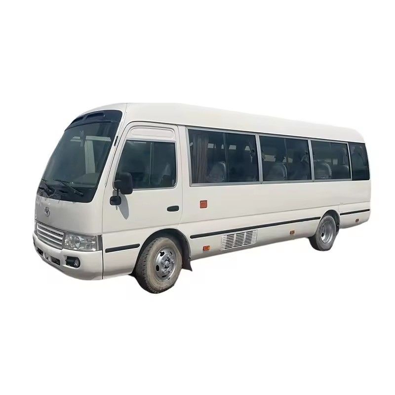 Toyo Ta Coaster Buses with Left Drive and Turbo Charger Engine in Good Condition