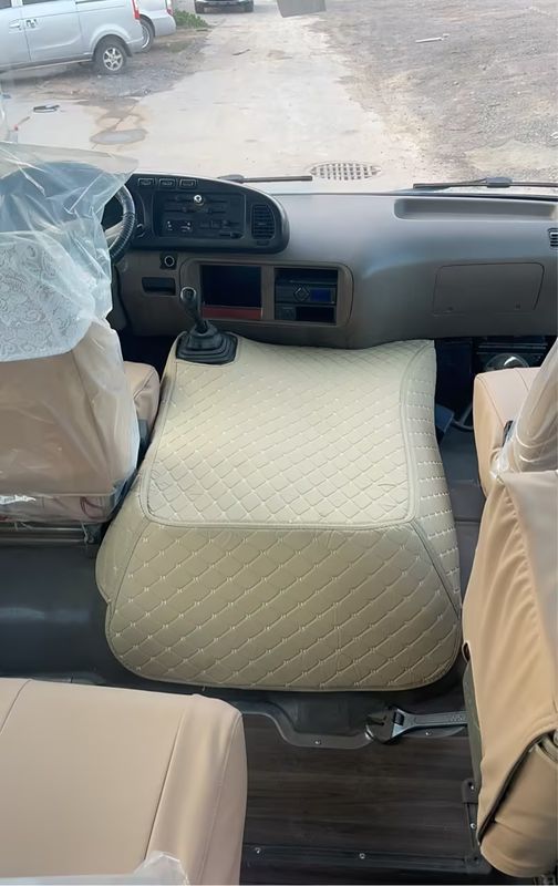 Good Condition 30 Seats Used Toyota Coaster Bus with LHD Steering and Luxury Features