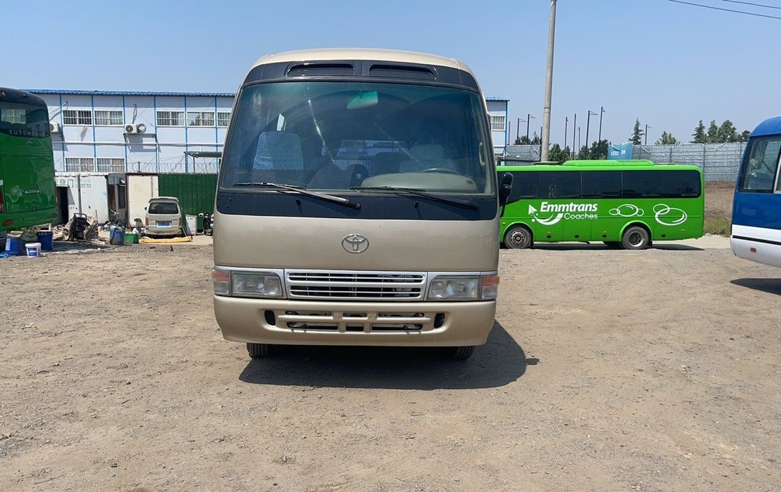Manual Transmission Coaster Bus with 17-30 Seats and Diesel Engine in Good Condition