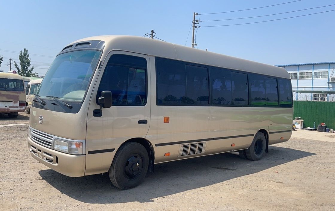 Manual Transmission Coaster Bus with 17-30 Seats and Diesel Engine in Good Condition