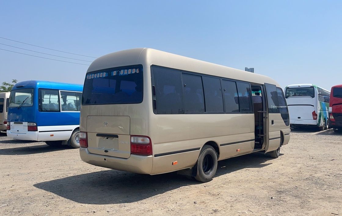 Manual Transmission Coaster Bus with 17-30 Seats and Diesel Engine in Good Condition