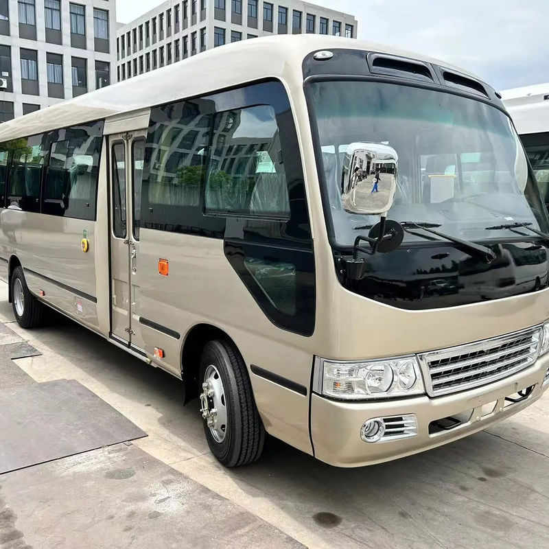 Manual Transmission Type 30 Seats LHD/RHD Diesel Mini Coaster Bus with Luxury Design