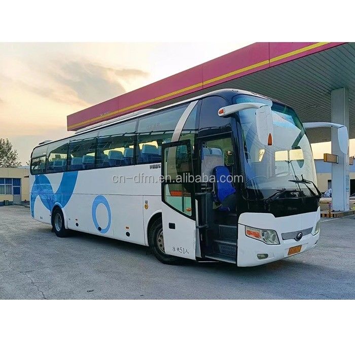 Yutong Used Bus 54 Seater Left Hand Drive Coaches with Max Speed 90km/h and 2 Airbags