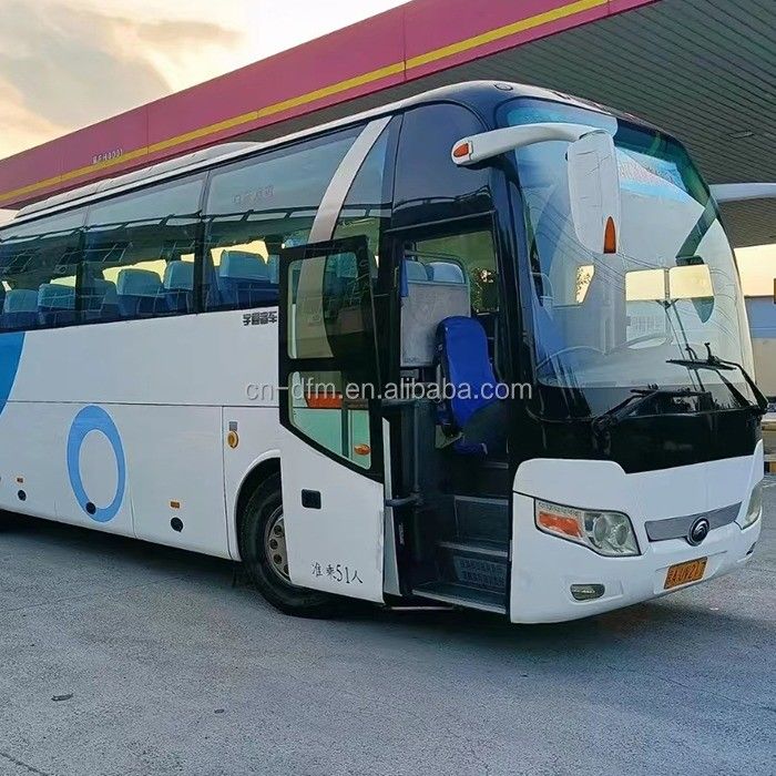 Yutong Used Bus 54 Seater Left Hand Drive Coaches with Max Speed 90km/h and 2 Airbags
