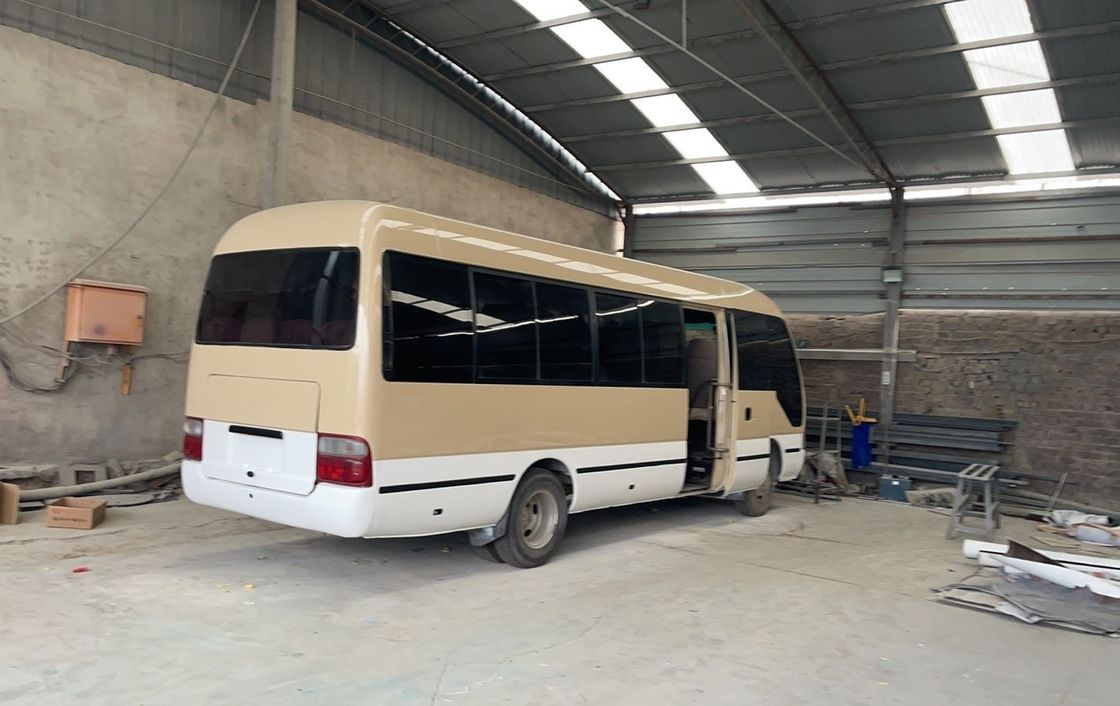 Diesel Fuel Type Used Toyota Coaster Bus 30 Seats Good Condition Max Power 113/5200 kW