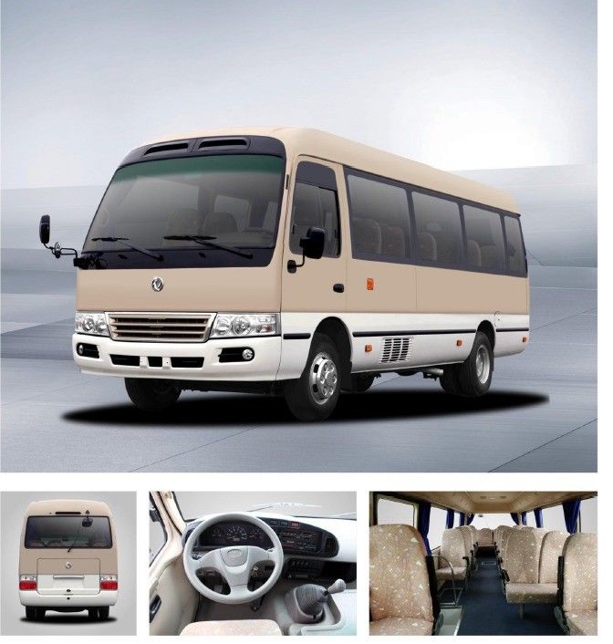 Max Torque 340Nm/rpm 22 Seater Coaster Bus 7.7m Diesel Front Engine Left Hand Drive Bus