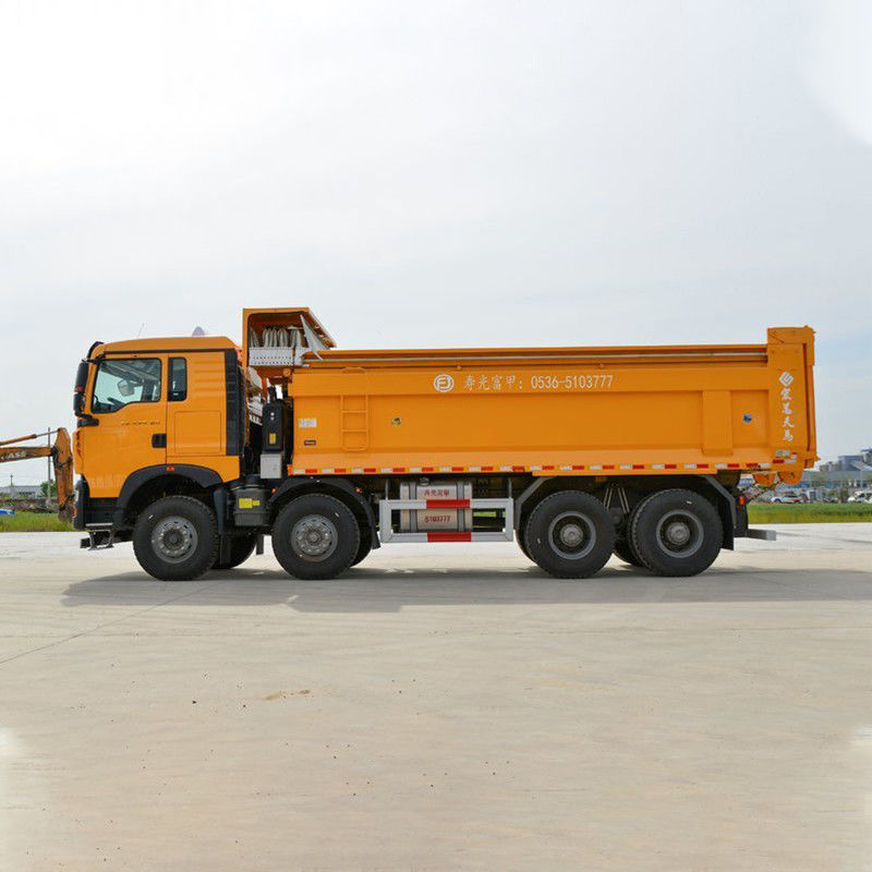 440HP 8x4 6.5m HOWO Dump Truck with Cargo Tank Length of 6.2-8m and MC11.44-60 Engine