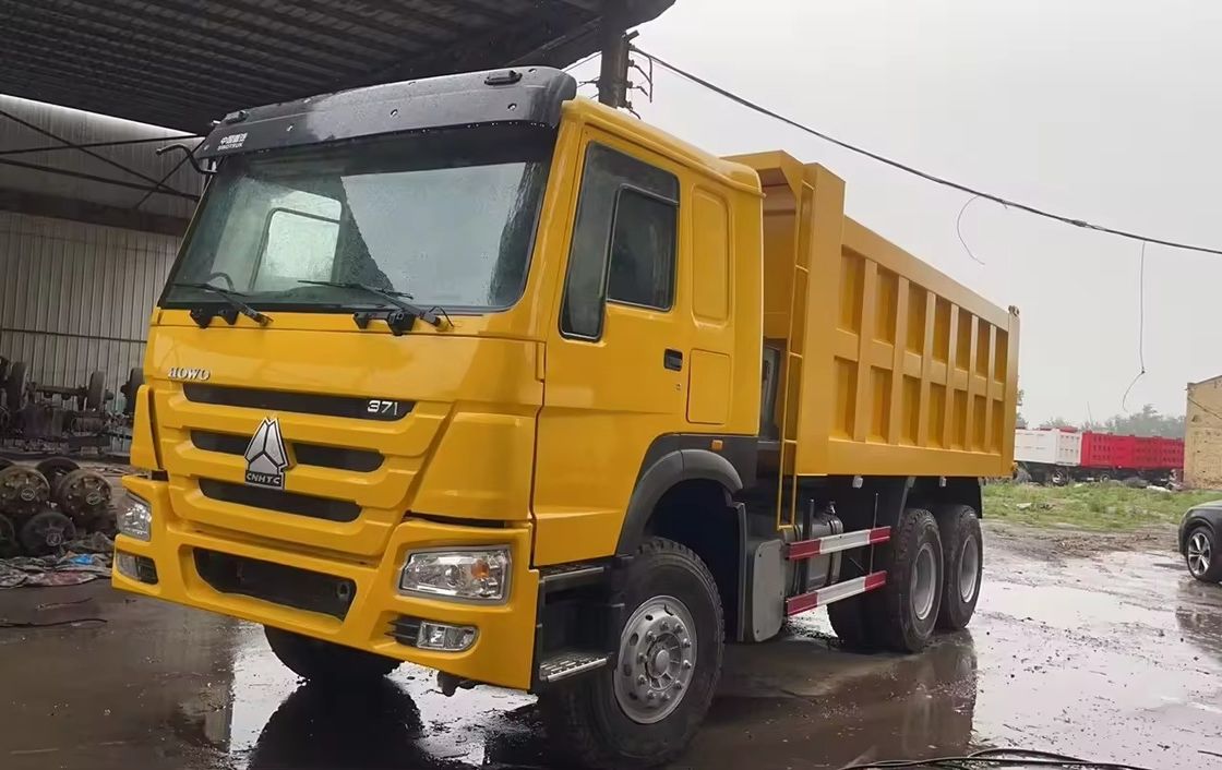 SINOTRUCK Used 6x4 30 Tons 375hp 371hp Howo Heavy Duty Dump Tipper Truck For Sand And Stone