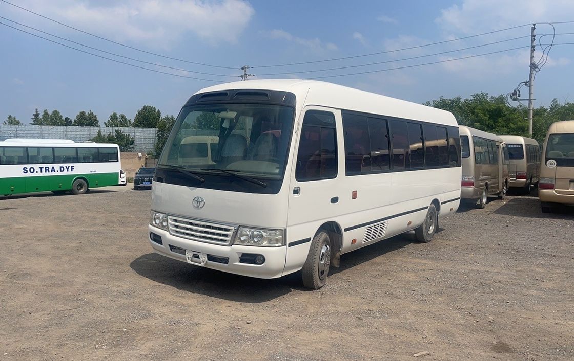 Used Toyo ta Coaster Bus with 30 Seats and Manual Transmission Type in Good Condition
