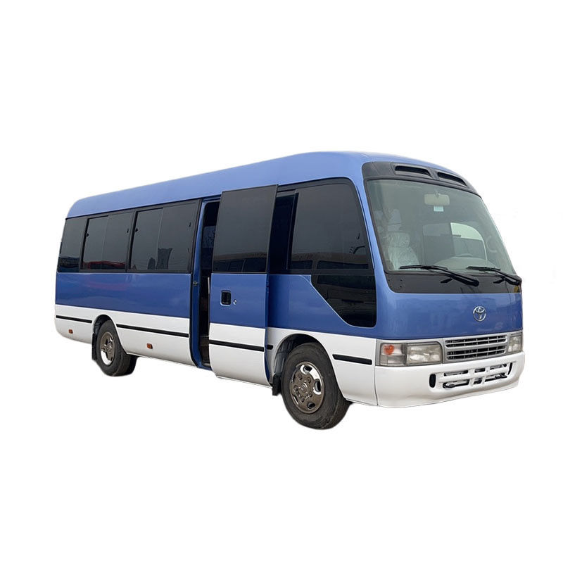 30 Seats Used Toyota Coaster Bus with Euro 3 Emission Standard and Manual Transmission