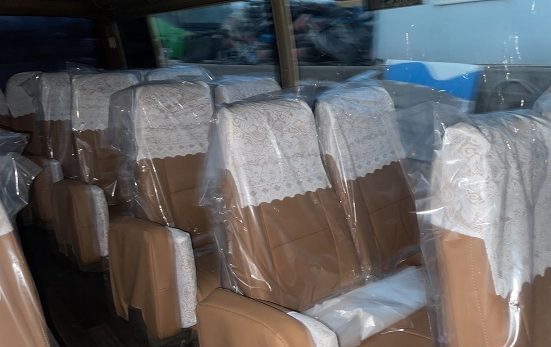 30 Seats LHD Used Coaster Bus with 9.00R20 Tire and Diesel Engine in Good Condition
