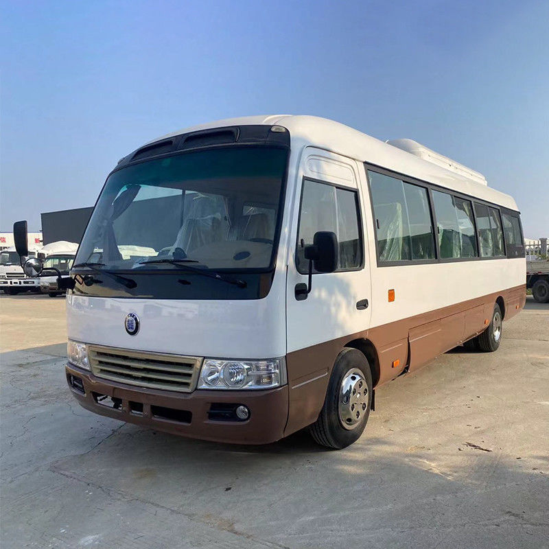 LHD 30 Seater Used Toyo Ta Coaster Bus with Good Condition and Euro 3 Emission Standard