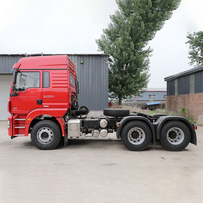 420HP 6X4 Shacman Used Tractor Truck with 12R22.5 Tires and EURO 5 Emission Standard