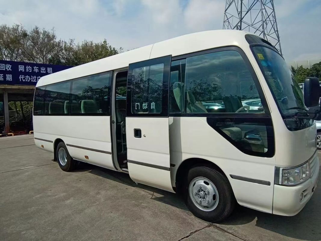 Good Condition LHD Used Diesel 30 Seater Toyota Coaster Bus Suitable for Group Travel
