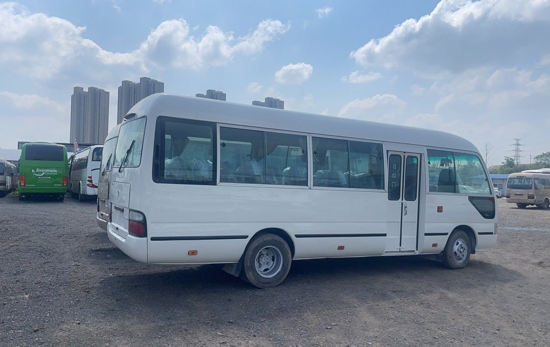 Fuel 30 Seater Toyota Coaster Bus Good Condition LHD Used Diesel Engine 6900*2010*2600
