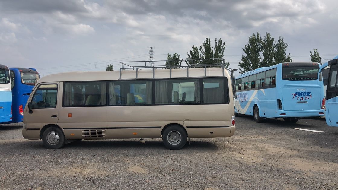 30 Seater Toyota Coaster Bus Good Condition LHD Seat Capacity 30 7.00R16 Tires 30 Seats
