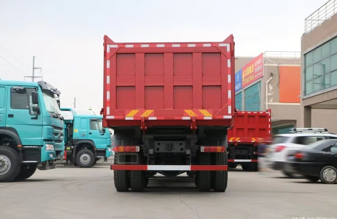 Howo 8x4 12 Wheel Used Tipper Truck 40 Tons 380 Hp Heavy Dump Truck With Left Steering