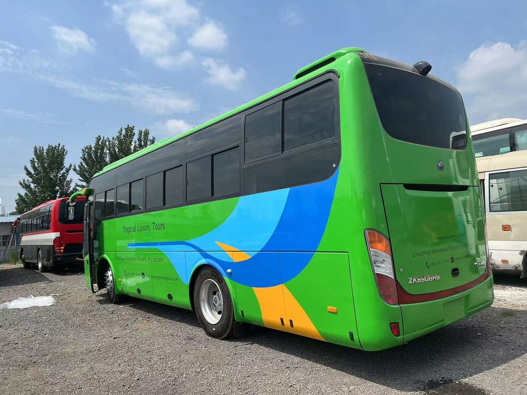 6908 Used Bus 39 Seats Coach Buses with Manual Transmission and Dimension 12000*2550*3890