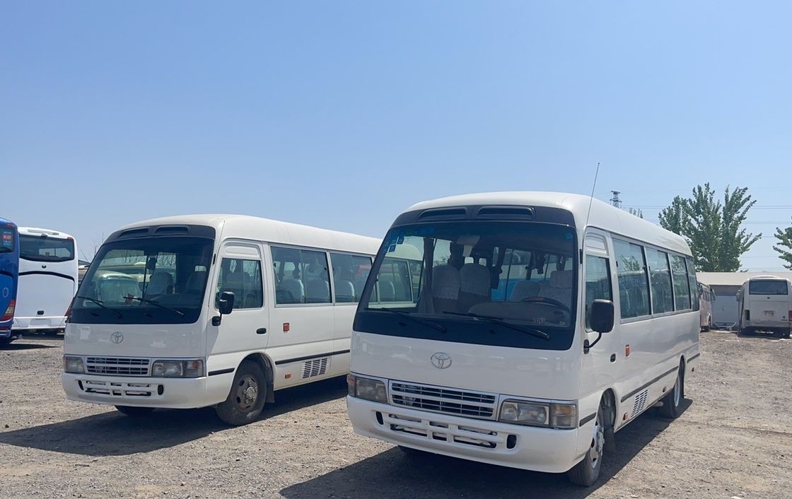 Max Torque 340Nm/rpm Refurbished Toyota Coaster 19-29 Seats Small Passenger Coaster Bus