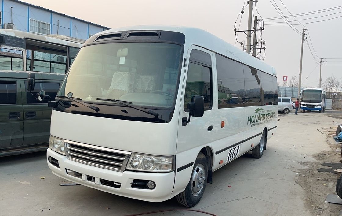 30 Seats Good Condition Used Diesel Toyota Coaster Buses Engine Capacity 6-8L Diesel