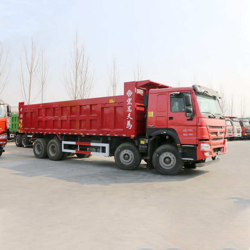 Second Hand 380HP 8x4 8.5m HOWO Dump Truck Gross Vehicle Weight ≥30T and Touch Screen None