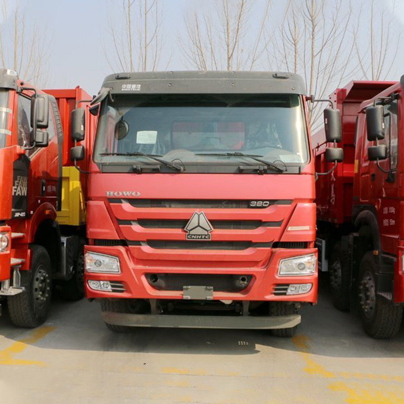 Second Hand 380HP 8x4 8.5m HOWO Dump Truck Gross Vehicle Weight ≥30T and Touch Screen None