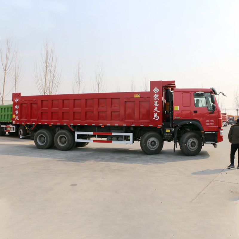 Second Hand 380HP 8x4 8.5m HOWO Dump Truck Gross Vehicle Weight ≥30T and Touch Screen None