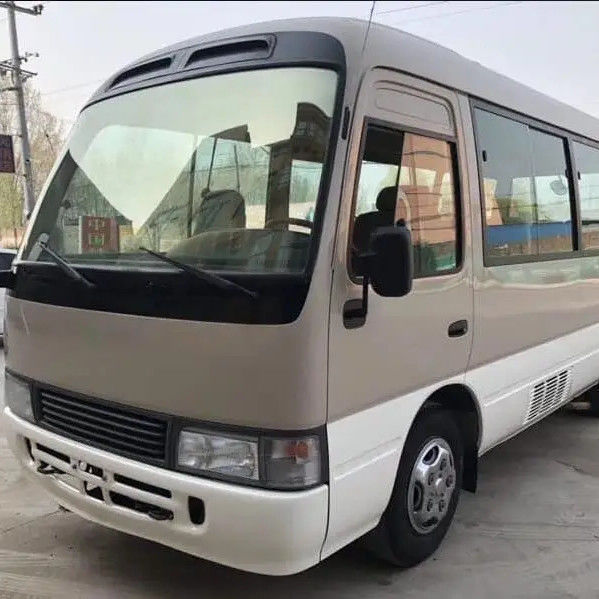 Max Torque 340Nm/rpm Diesel 29 Seats Used Toyota Coaster Buses with 300L Oil Tank