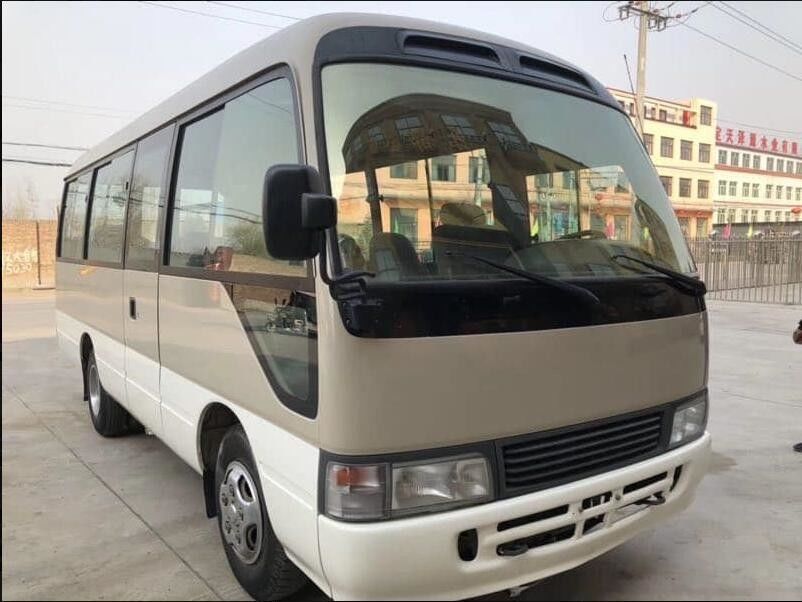Max Torque 340Nm/rpm Diesel 29 Seats Used Toyota Coaster Buses with 300L Oil Tank